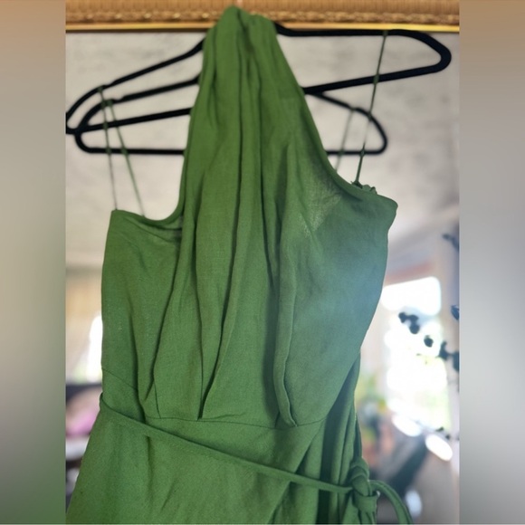 BLOGGERS FAVORITE Zara Vibrant Green Maxi Dress - Picture 11 of 15